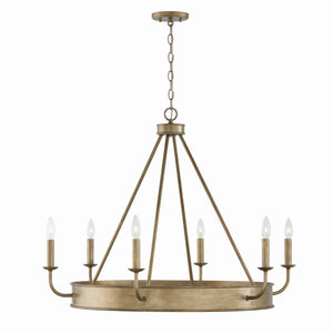 Capital Lighting - 449261ML - Six Light Chandelier - Nole - Mystic Luster