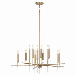 Capital Lighting - 449301MA - 12 Light Chandelier - Elora - Matte Brass