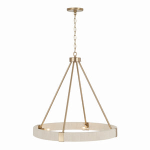 Capital Lighting - 449841MA - Four Light Chandelier - Delaney - Matte Brass