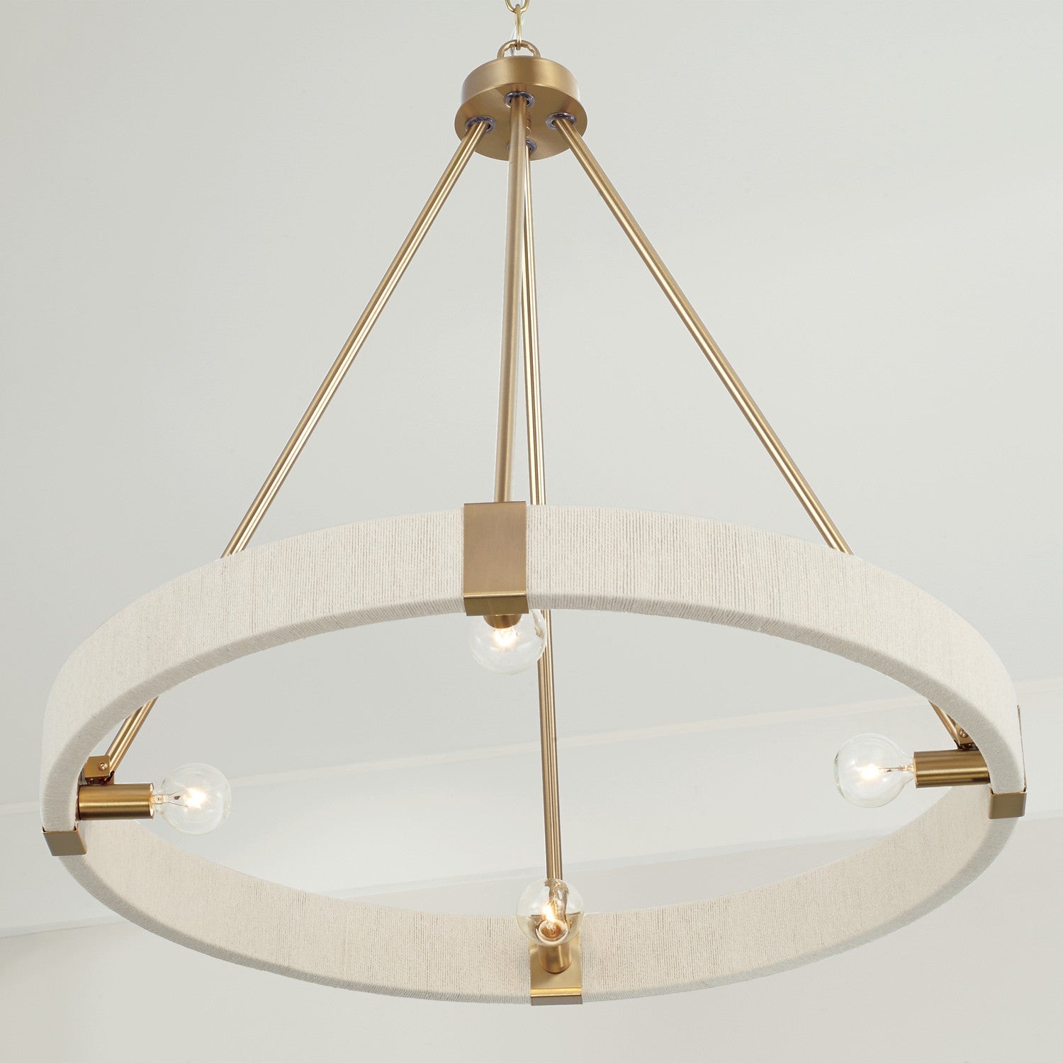 Capital Lighting - 449841MA - Four Light Chandelier - Delaney - Matte Brass