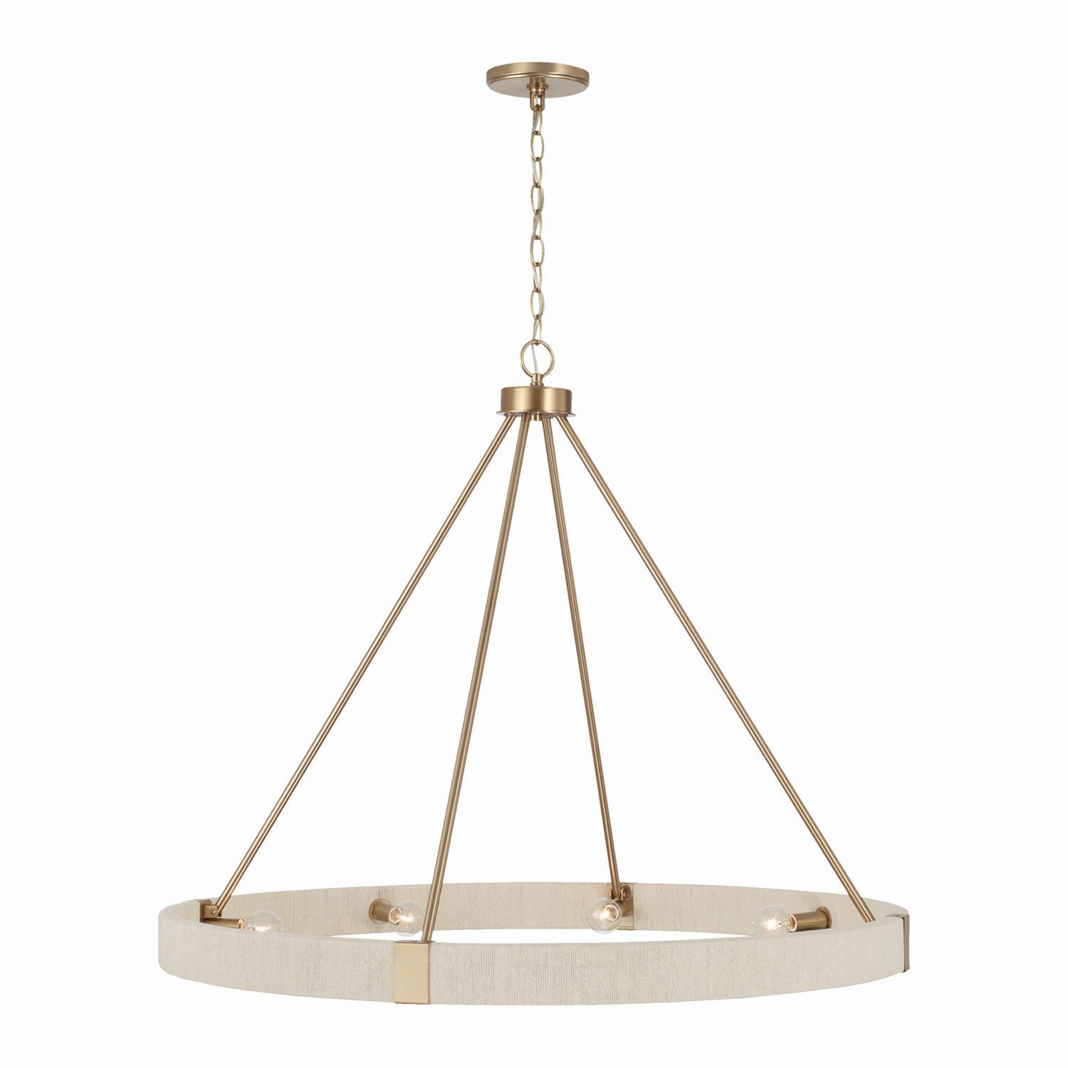 Capital Lighting - 449881MA - Eight Light Chandelier - Delaney - Matte Brass