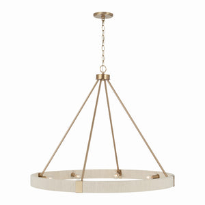 Capital Lighting - 449881MA - Eight Light Chandelier - Delaney - Matte Brass