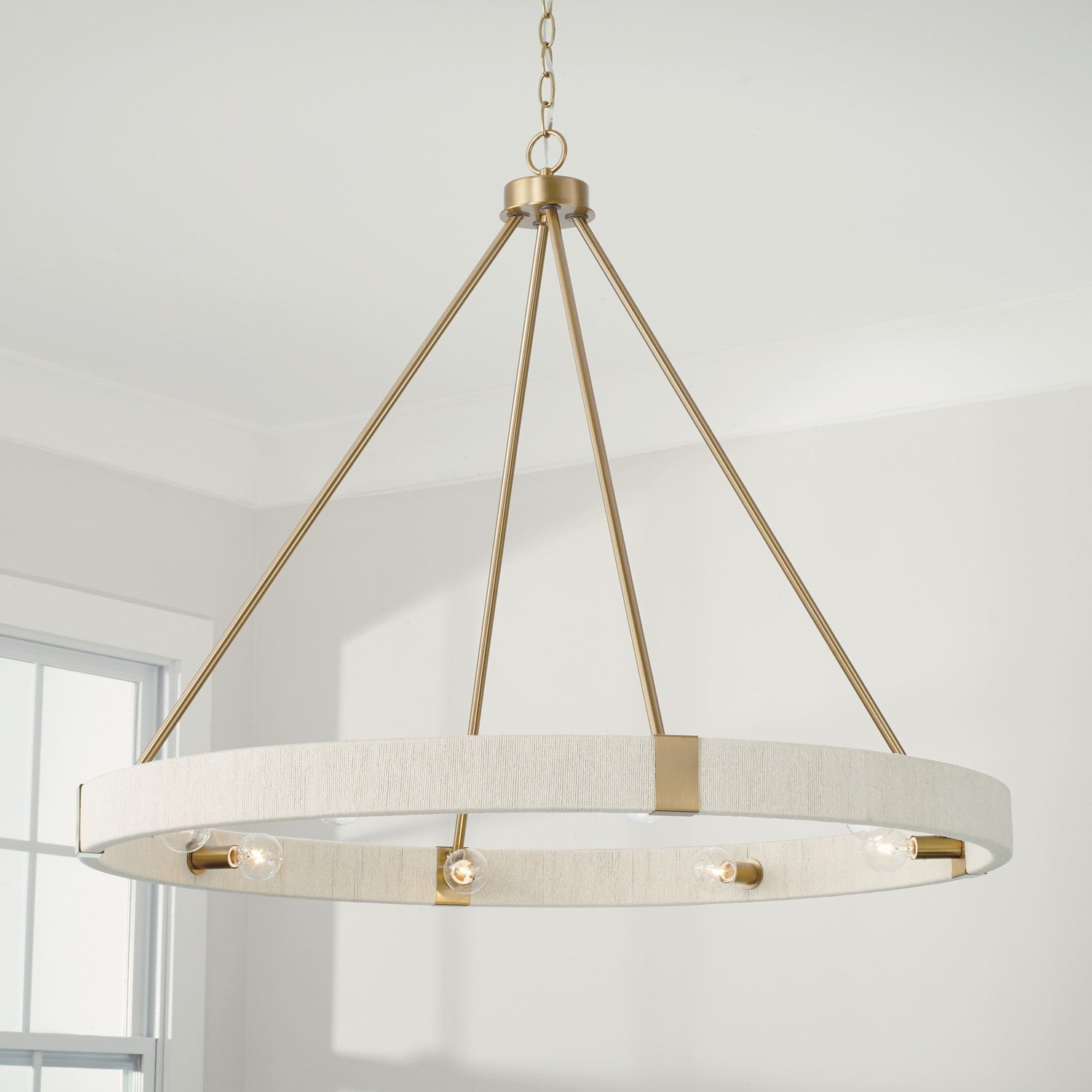 Capital Lighting - 449881MA - Eight Light Chandelier - Delaney - Matte Brass