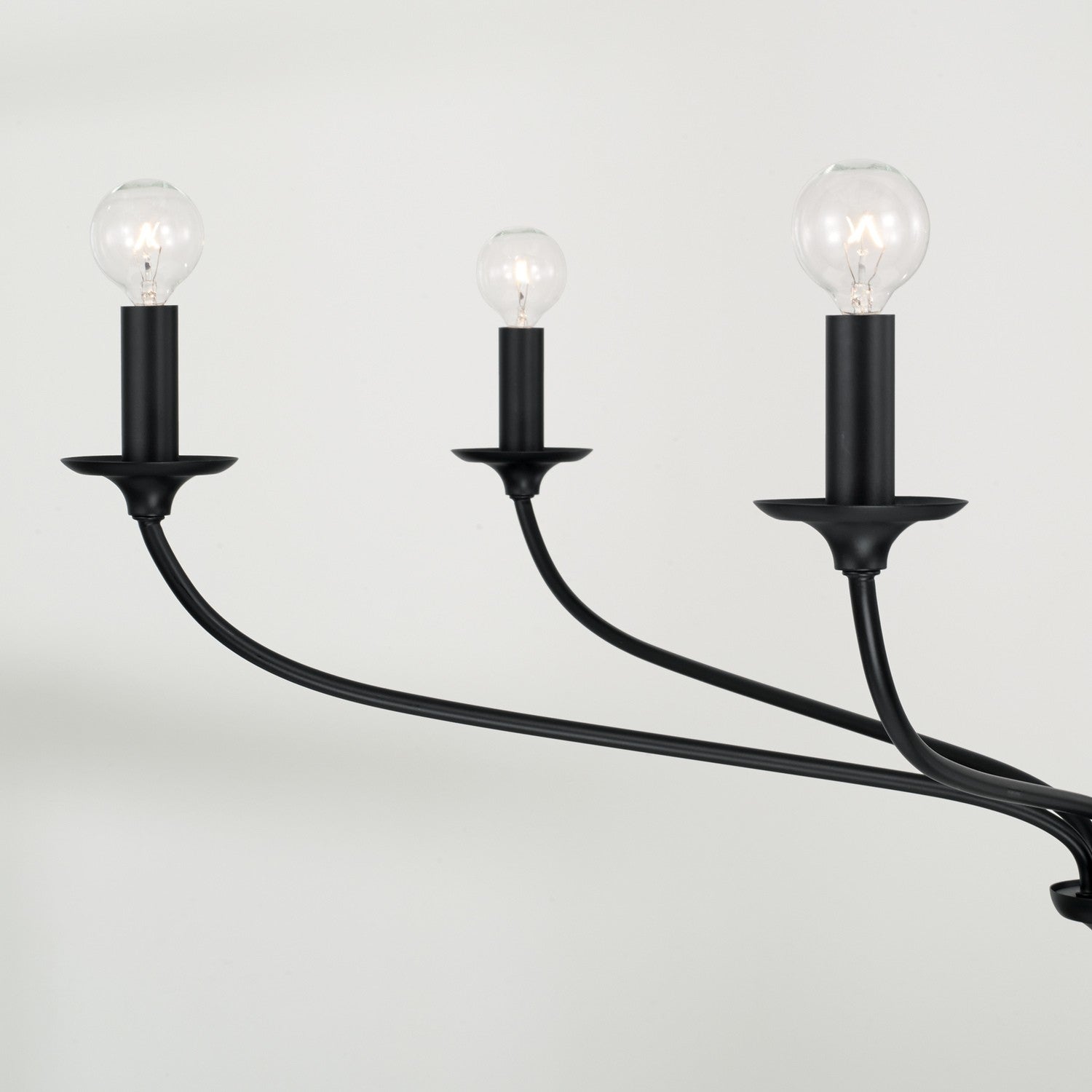 Capital Lighting - 449961MB - Six Light Chandelier - Dolan - Matte Black