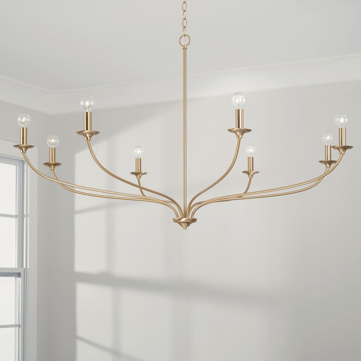 Capital Lighting - 449981MA - Eight Light Chandelier - Dolan - Matte Brass