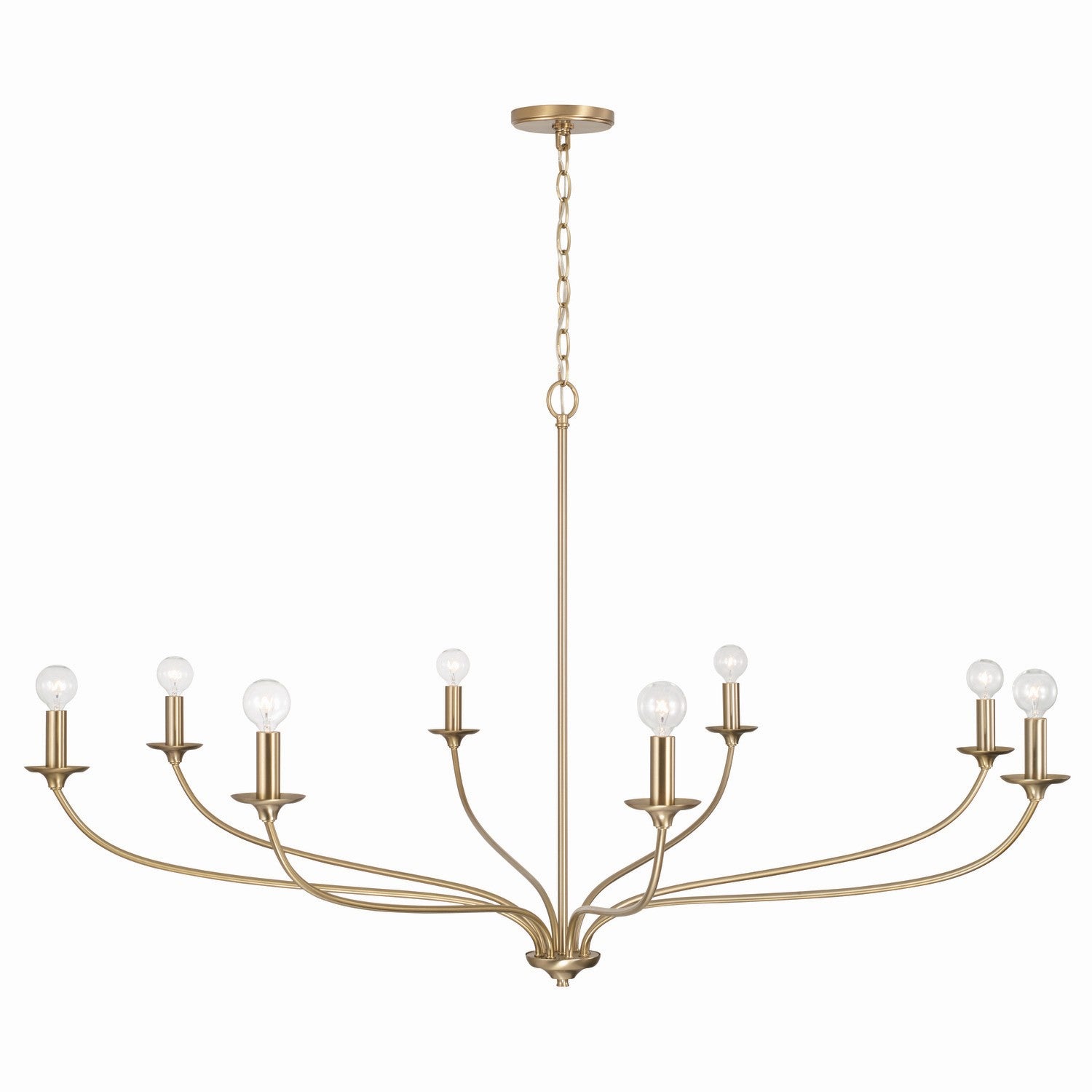 Capital Lighting - 449981MA - Eight Light Chandelier - Dolan - Matte Brass