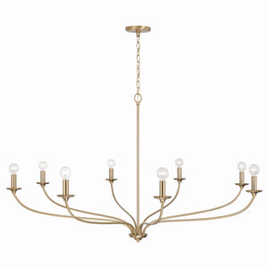 Capital Lighting - 449981MA - Eight Light Chandelier - Dolan - Matte Brass