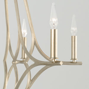 Capital Lighting - 450061BS - Six Light Chandelier - Claire - Brushed Champagne