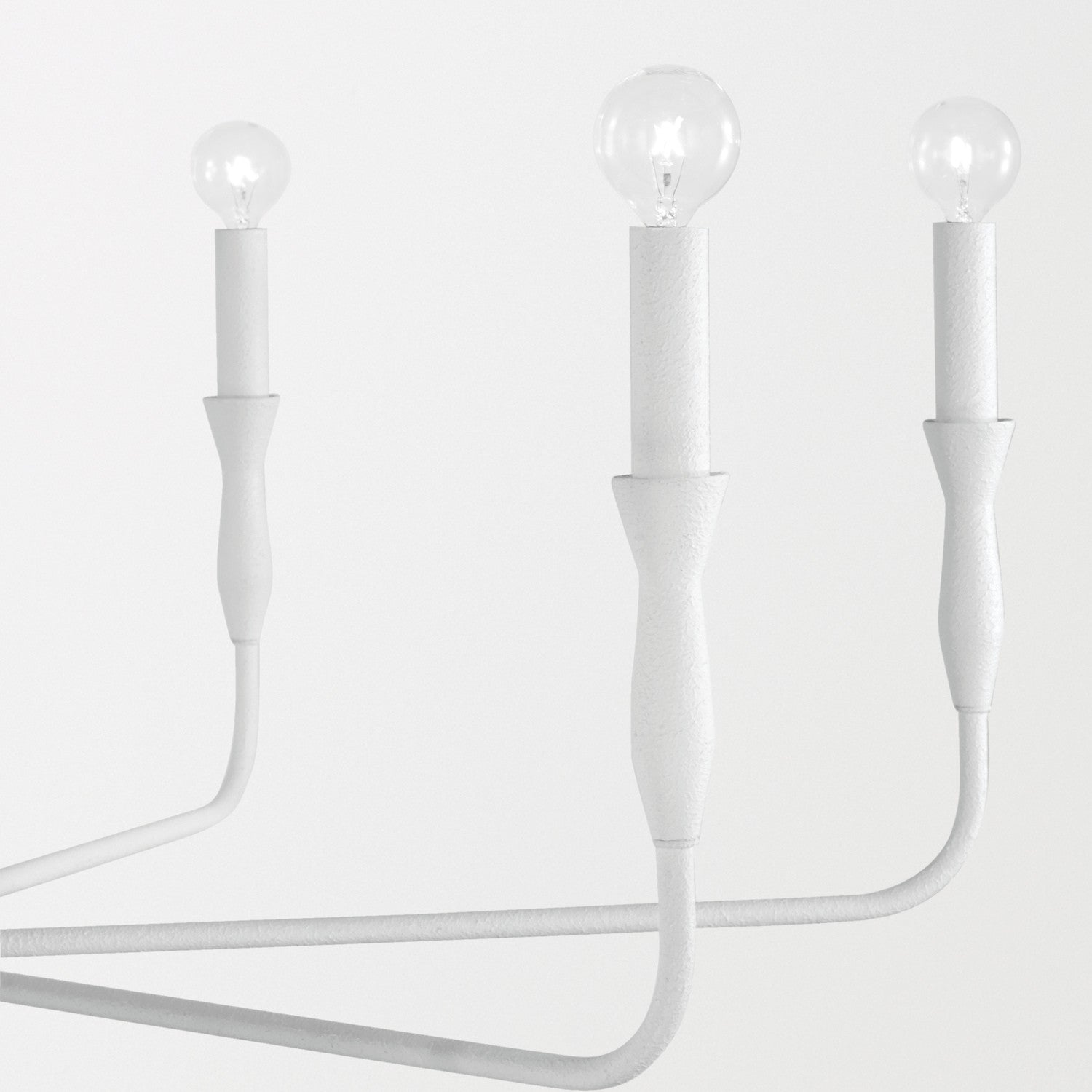 Capital Lighting - 450362XW - Six Light Chandelier - Paloma - Textured White