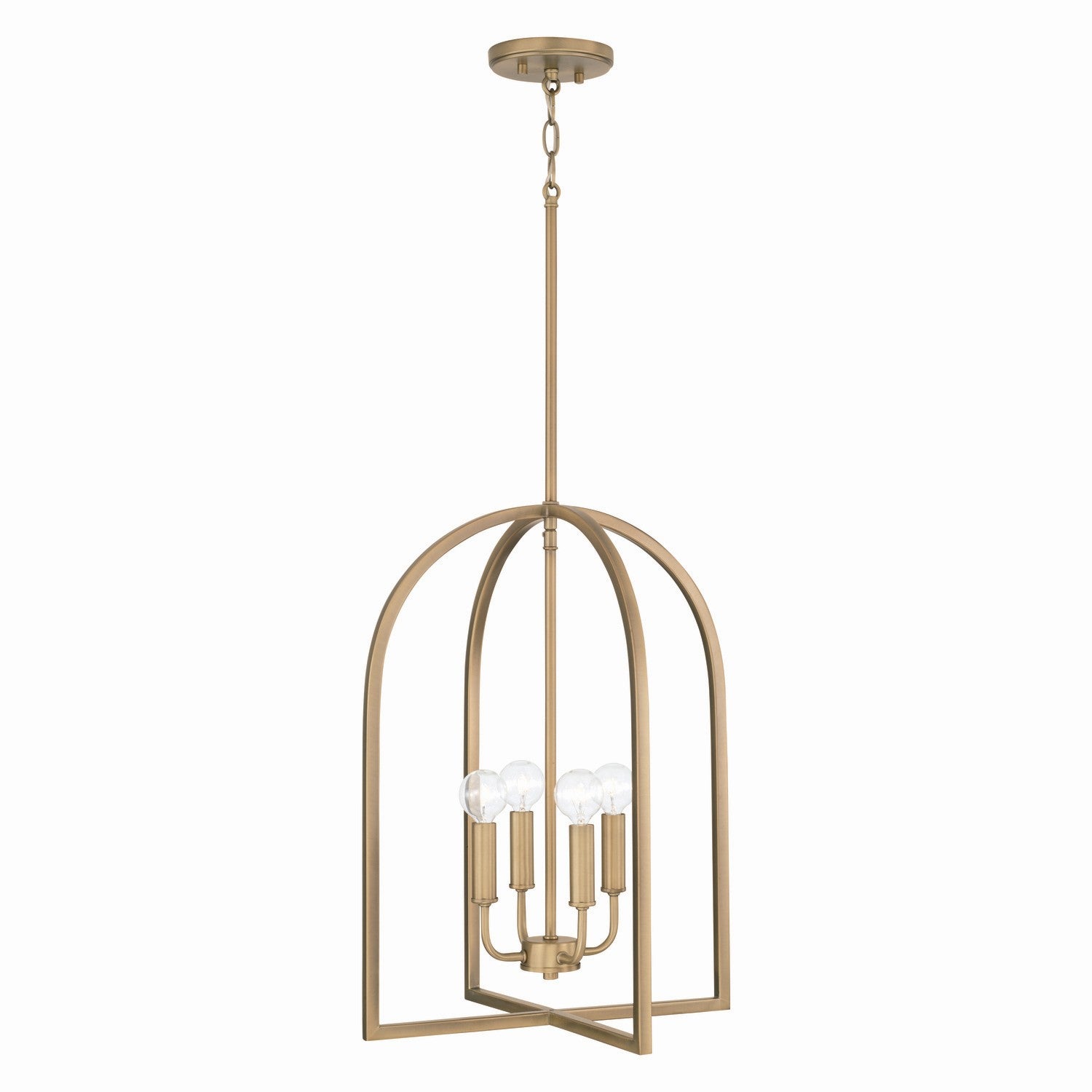 Capital Lighting - 548841AD - Four Light Foyer - Lawson - Aged Brass