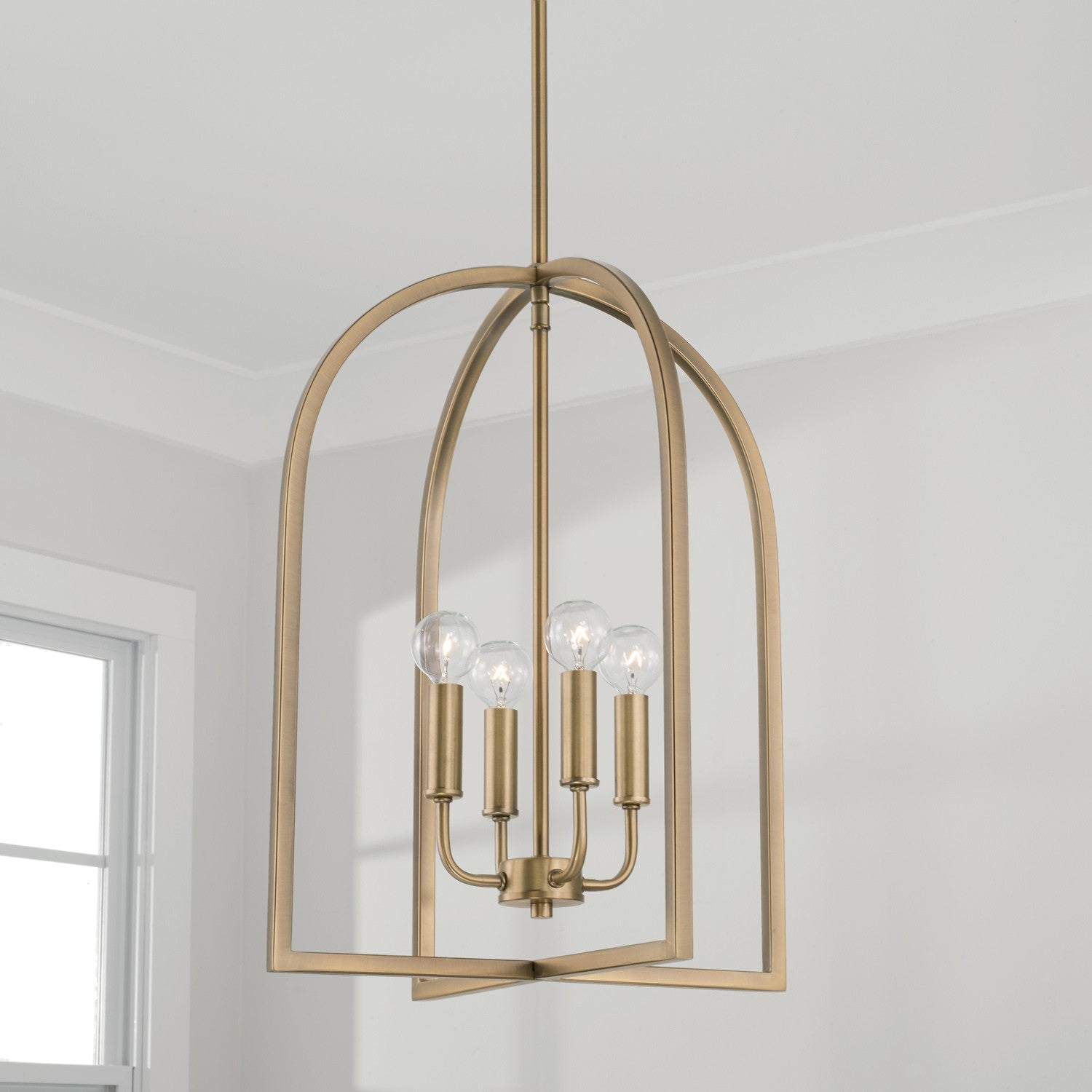Capital Lighting - 548841AD - Four Light Foyer - Lawson - Aged Brass
