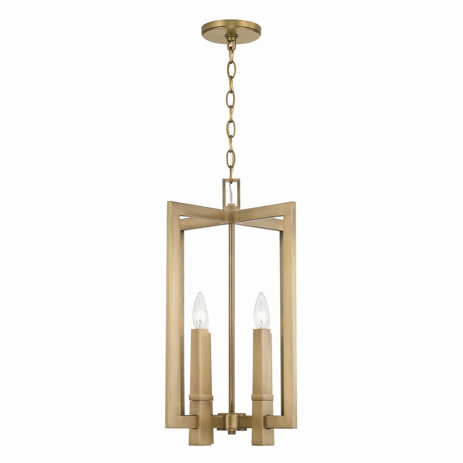 Capital Lighting - 549641AD - Four Light Foyer - Blake - Aged Brass