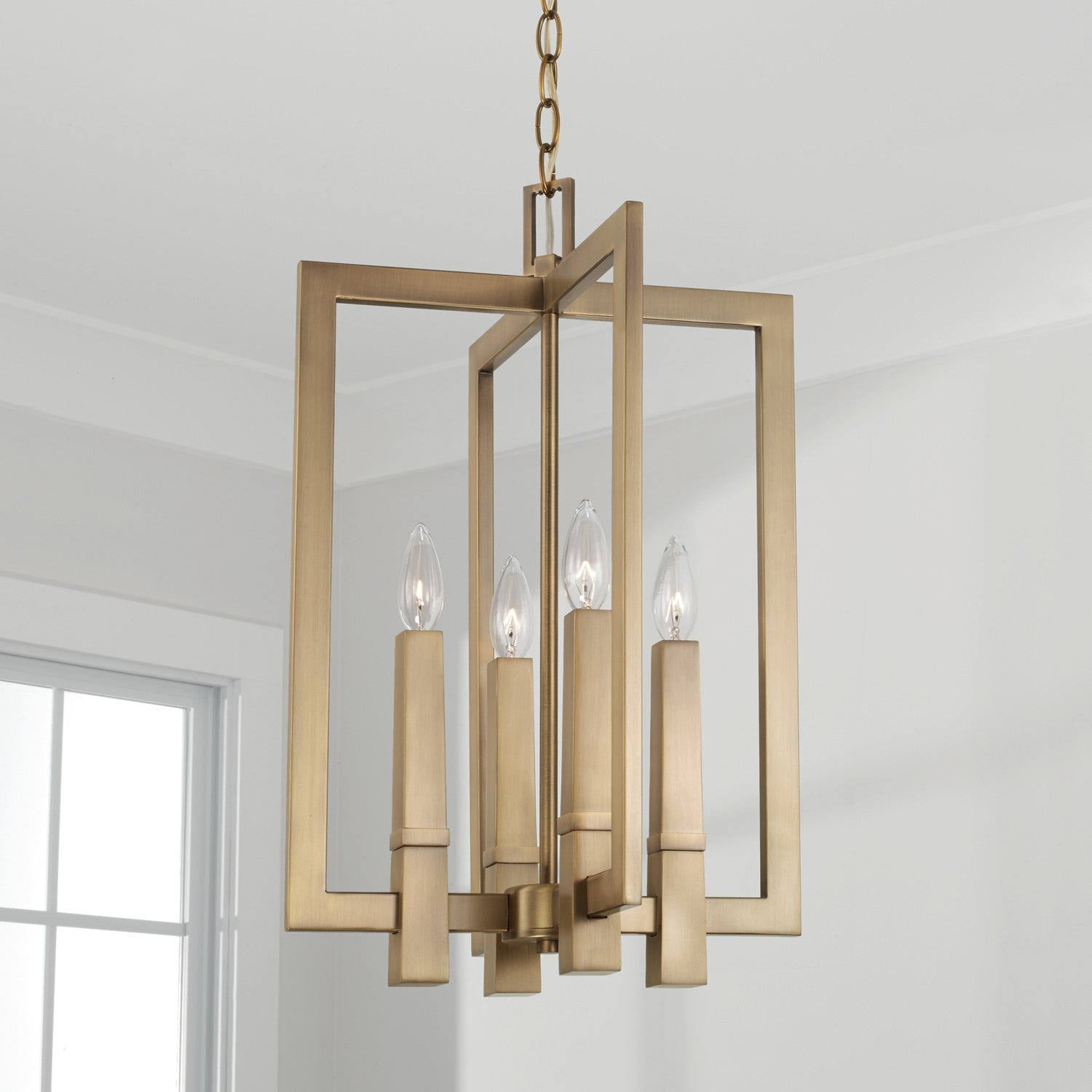 Capital Lighting - 549641AD - Four Light Foyer - Blake - Aged Brass