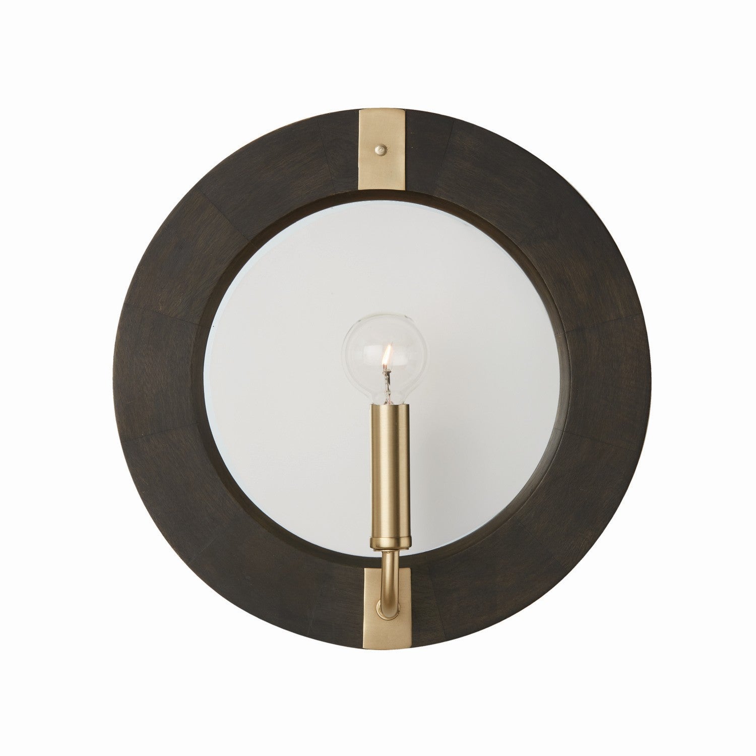 Capital Lighting - 647311KR - One Light Wall Sconce - Finn - Black Stain and Matte Brass