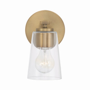 Capital Lighting - 648611AD-537 - One Light Wall Sconce - Portman - Aged Brass