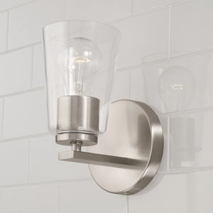 Capital Lighting - 648611BN-537 - One Light Wall Sconce - Portman - Brushed Nickel