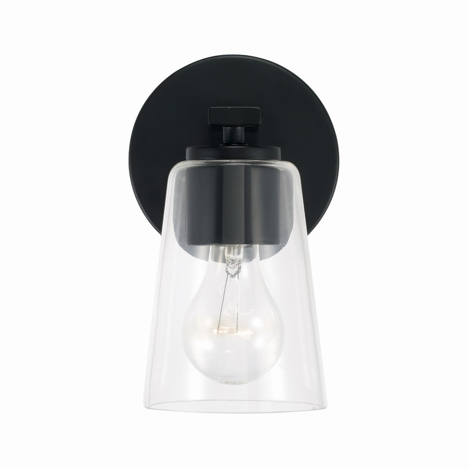 Capital Lighting - 648611MB-537 - One Light Wall Sconce - Portman - Matte Black