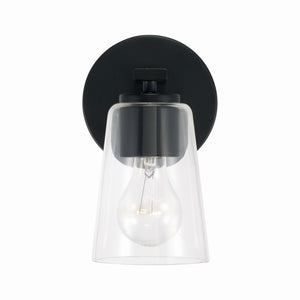 Capital Lighting - 648611MB-537 - One Light Wall Sconce - Portman - Matte Black