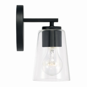 Capital Lighting - 648611MB-537 - One Light Wall Sconce - Portman - Matte Black