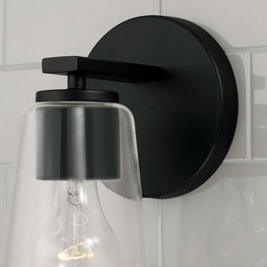 Capital Lighting - 648611MB-537 - One Light Wall Sconce - Portman - Matte Black