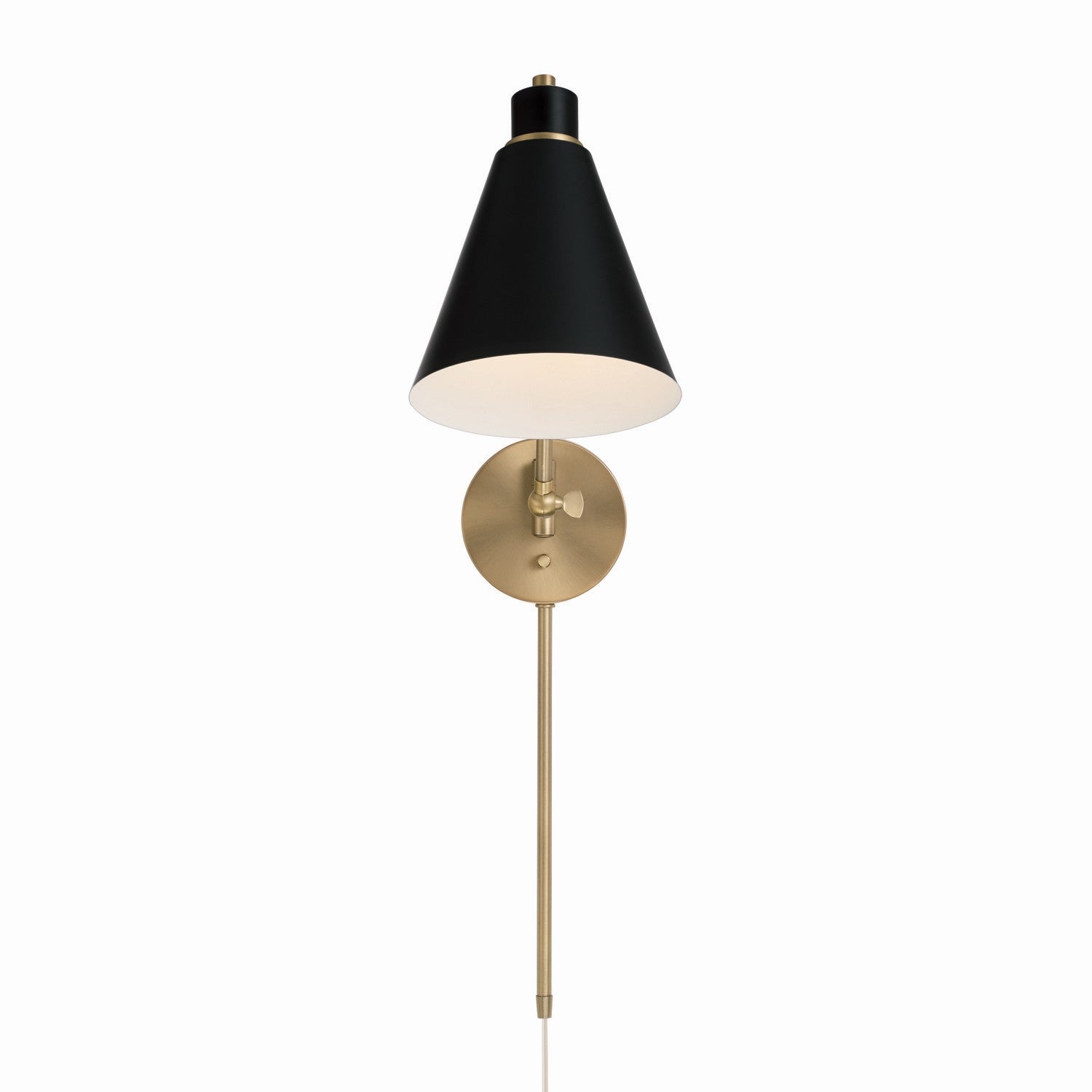 Capital Lighting - 650111AB - One Light Wall Sconce - Bradley - Aged Brass and Black