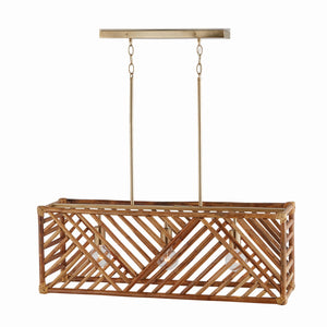 Capital Lighting - 847431MA - Three Light Island Pendant - Soleil - Matte Brass