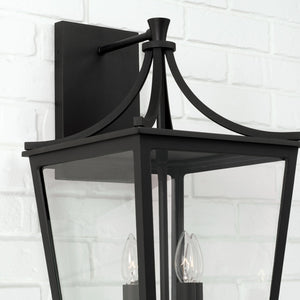 Capital Lighting - 947941BK - Four Light Outdoor Wall Lantern - Adair - Black