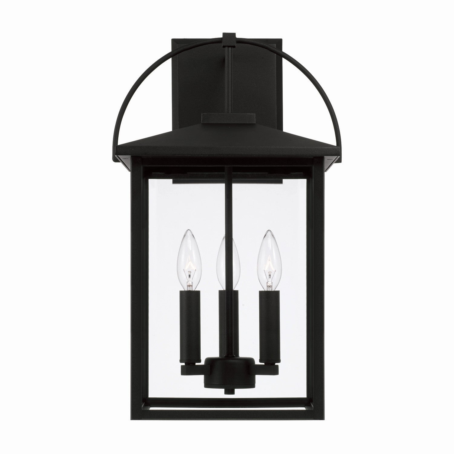 Capital Lighting - 948031BK - Three Light Outdoor Wall Lantern - Bryson - Black