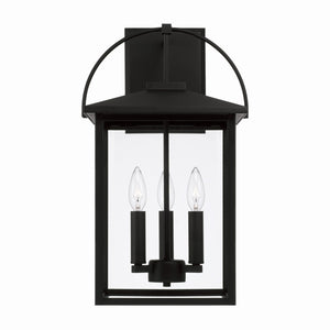 Capital Lighting - 948031BK - Three Light Outdoor Wall Lantern - Bryson - Black