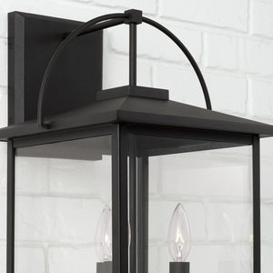 Capital Lighting - 948031BK - Three Light Outdoor Wall Lantern - Bryson - Black
