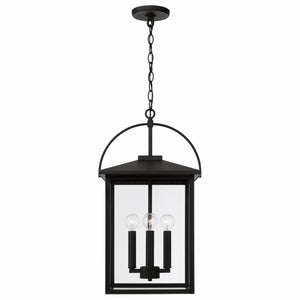 Capital Lighting - 948042BK - Four Light Outdoor Hanging Lantern - Bryson - Black