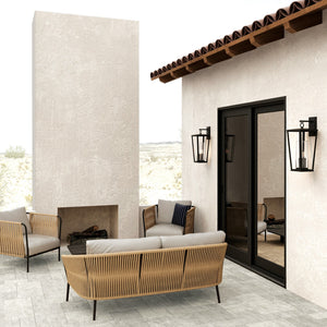 Capital Lighting - 948131BK - Three Light Outdoor Wall Lantern - Elliott - Black