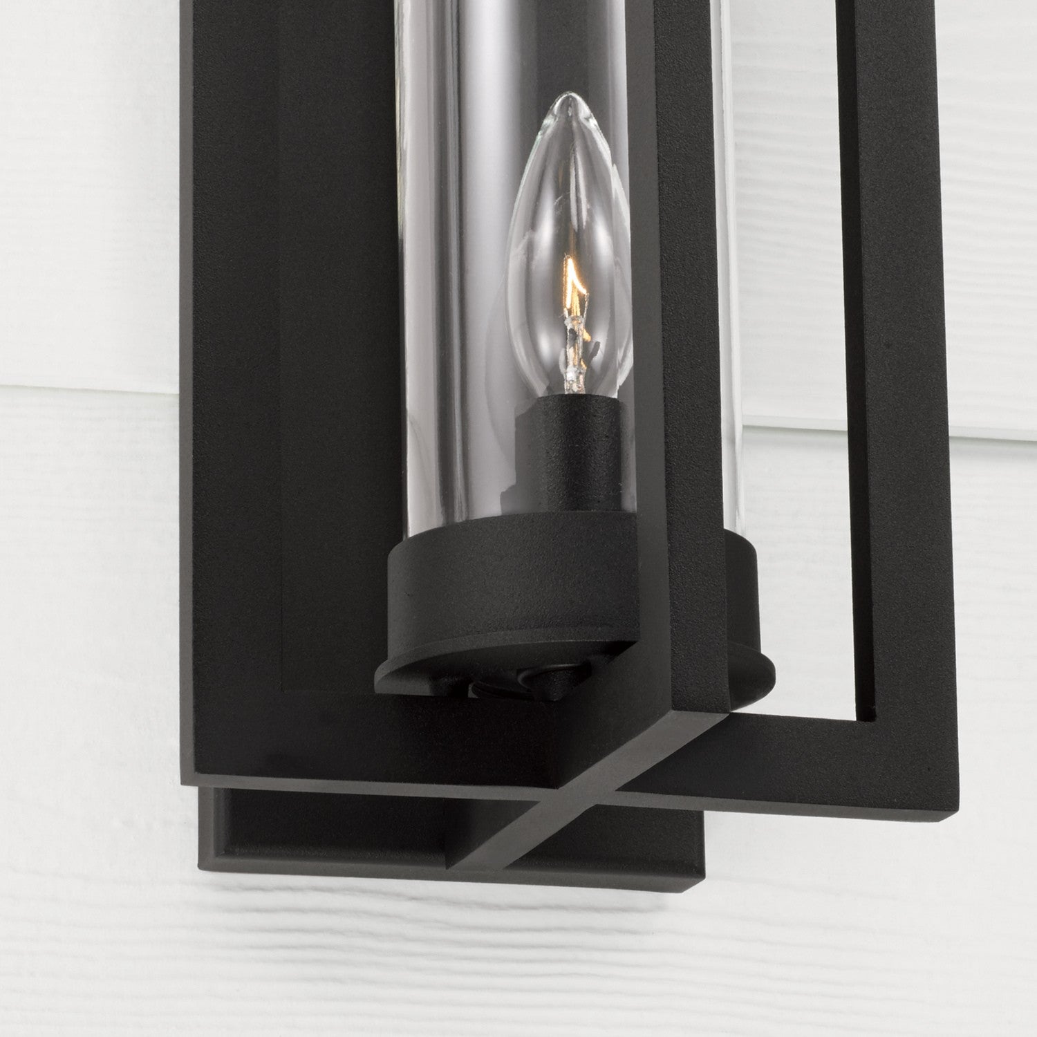 Capital Lighting - 948211BK - One Light Outdoor Wall Lantern - Kent - Black