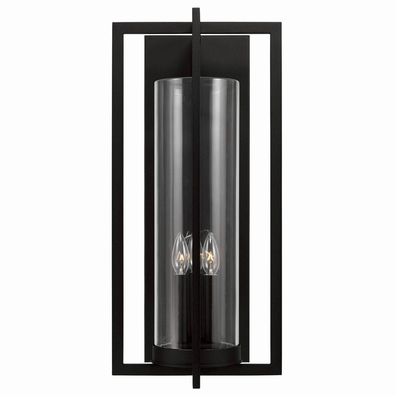 Capital Lighting - 948231BK - Three Light Outdoor Wall Lantern - Kent - Black