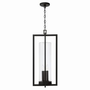 Capital Lighting - 948232BK - Three Light Outdoor Hanging Lantern - Kent - Black