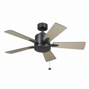 Kichler - 330241SBK - 42"Ceiling Fan - Lucian II - Satin Black