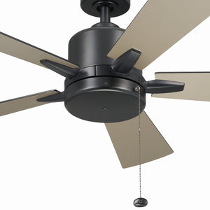 Kichler - 330241SBK - 42"Ceiling Fan - Lucian II - Satin Black