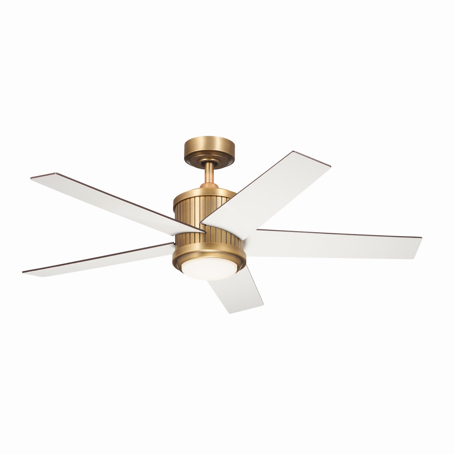 Kichler - 300048NBR - 48"Ceiling Fan - Brahm - Natural Brass