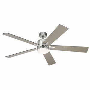 Kichler - 330060PN - 60"Ceiling Fan - Lucian Elite XL - Polished Nickel