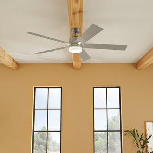 Kichler - 330060NI - 60"Ceiling Fan - Lucian Elite XL - Brushed Nickel