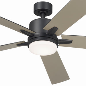 Kichler - 330060SBK - 60"Ceiling Fan - Lucian Elite XL - Satin Black