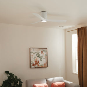 Kichler - 300154MWH - 54"Ceiling Fan - Volos - Matte White