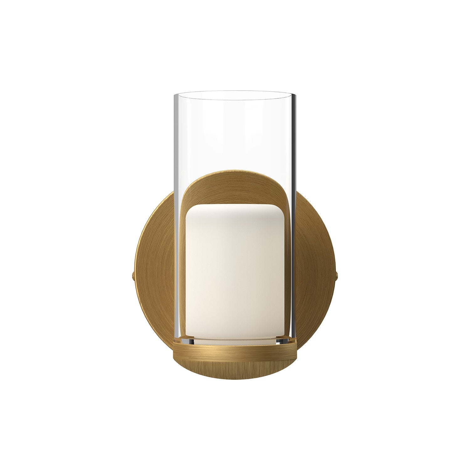 Kuzco Lighting - WS53505-BG/CL - LED Wall Sconce - Birch - Brushed Gold/Clear