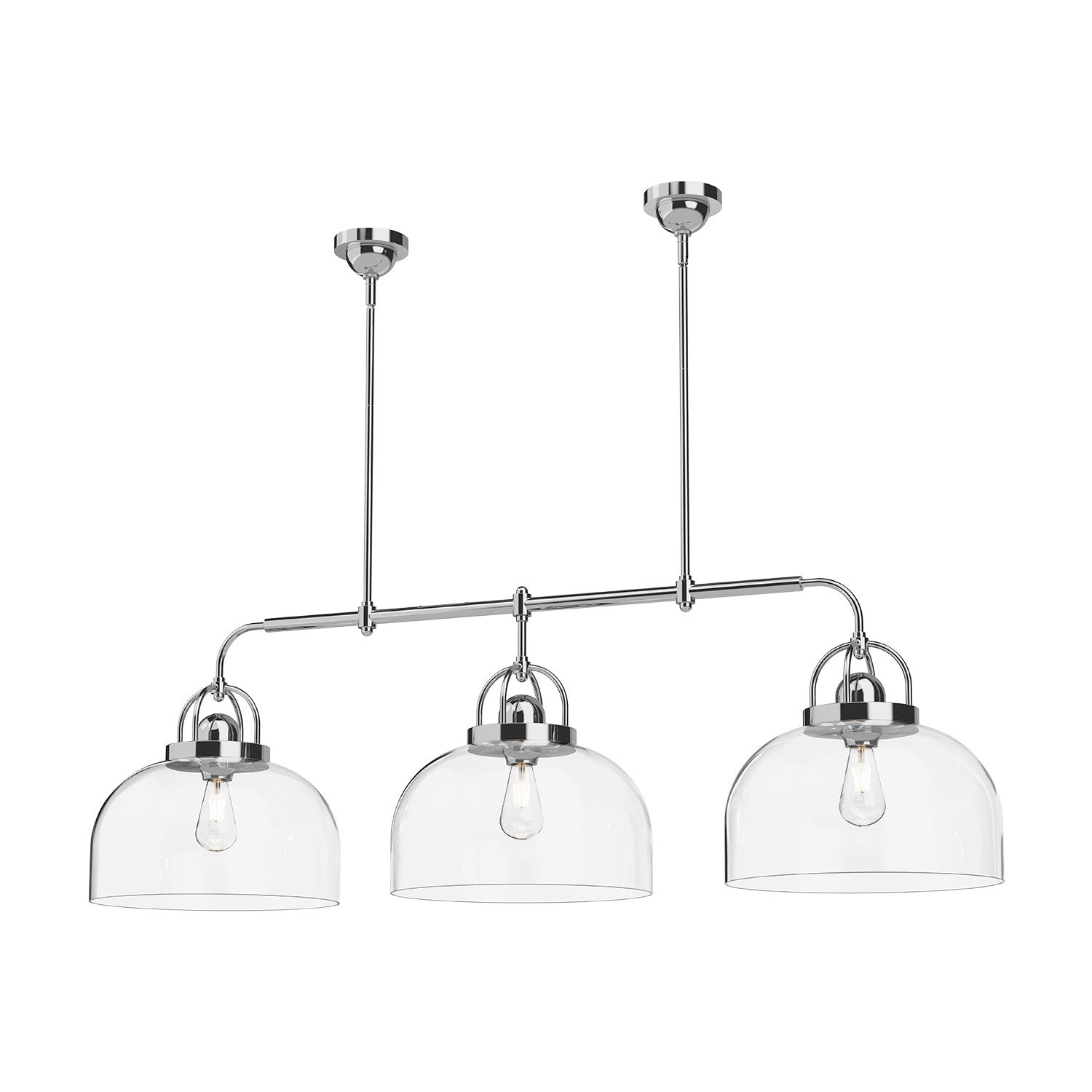 Alora - LP461155CH - Three Light Linear Pendant - Lancaster - Chrome