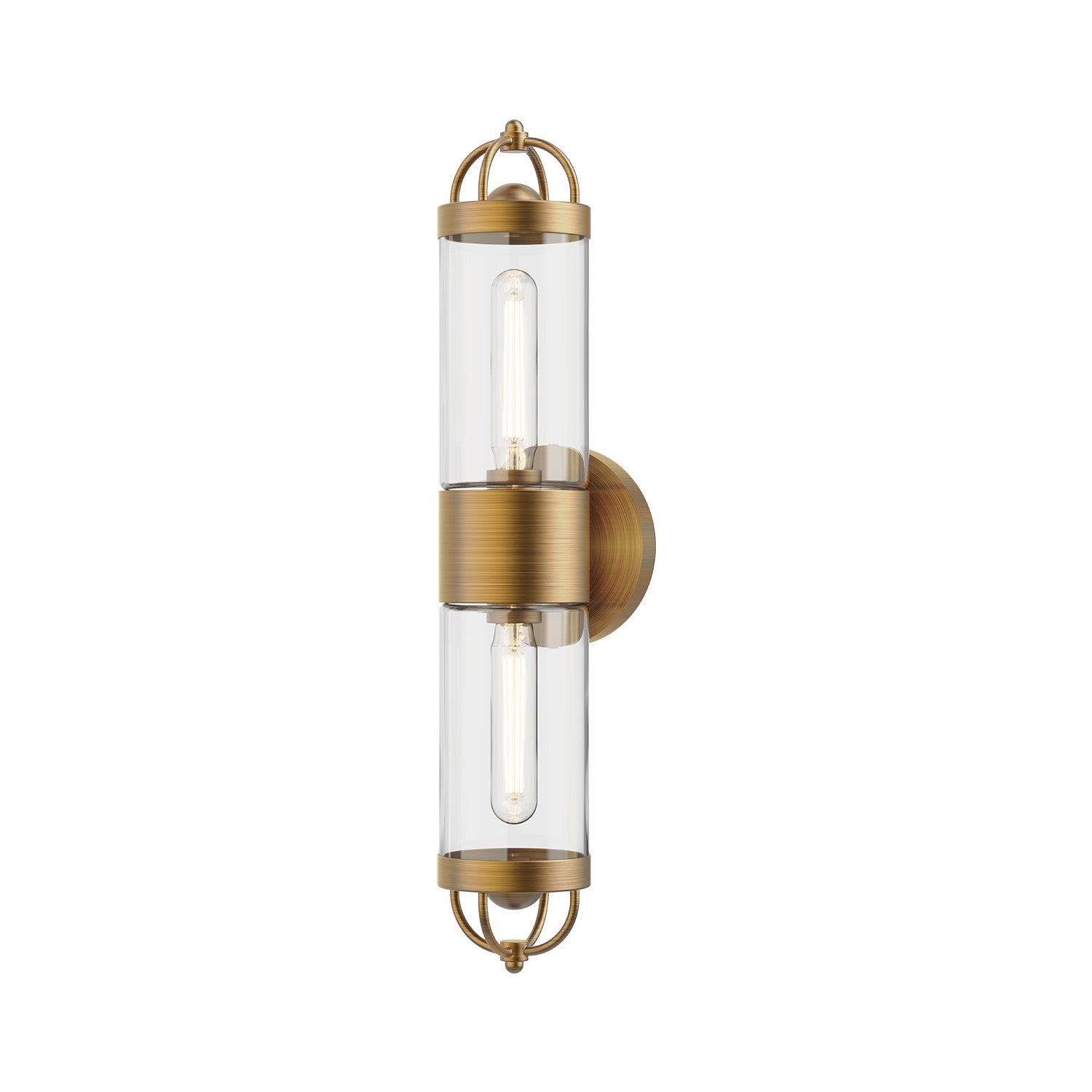 Alora - WV461102AG - Two Light Wall Sconce - Lancaster - Aged Gold