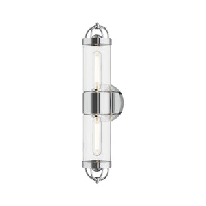 Alora - WV461102CH - Two Light Wall Sconce - Lancaster - Chrome