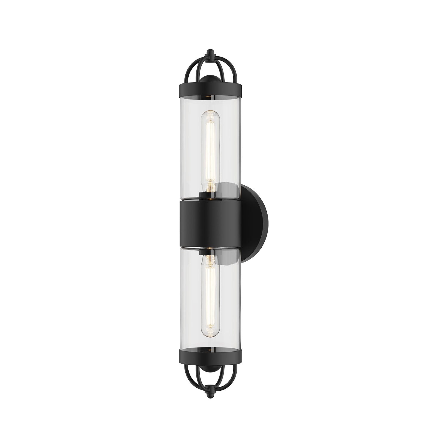 Alora - WV461102MB - Two Light Wall Sconce - Lancaster - Matte Black