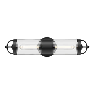 Alora - WV461102MB - Two Light Wall Sconce - Lancaster - Matte Black