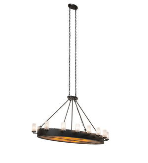 Meyda Tiffany - 252650 - LED Chandelier - Craftsman Avalon - Textured Black