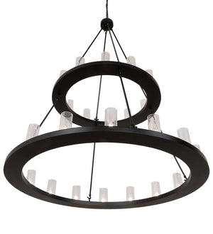 Meyda Tiffany - 256800 - 28 Light Chandelier - Loxley - Textured Black